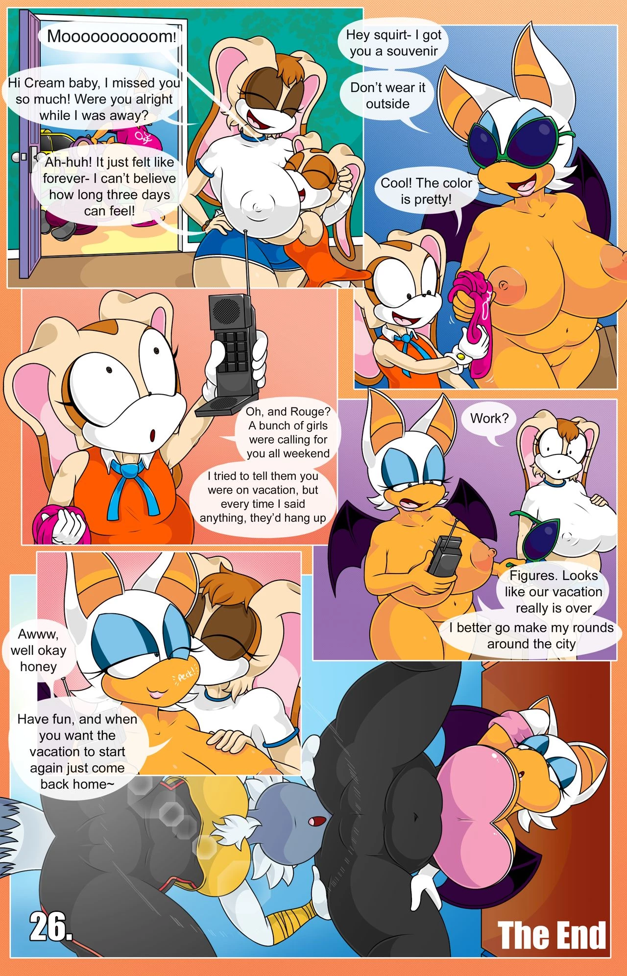 Rouge and Vanilla in: Scissors Resort porn comic picture 32