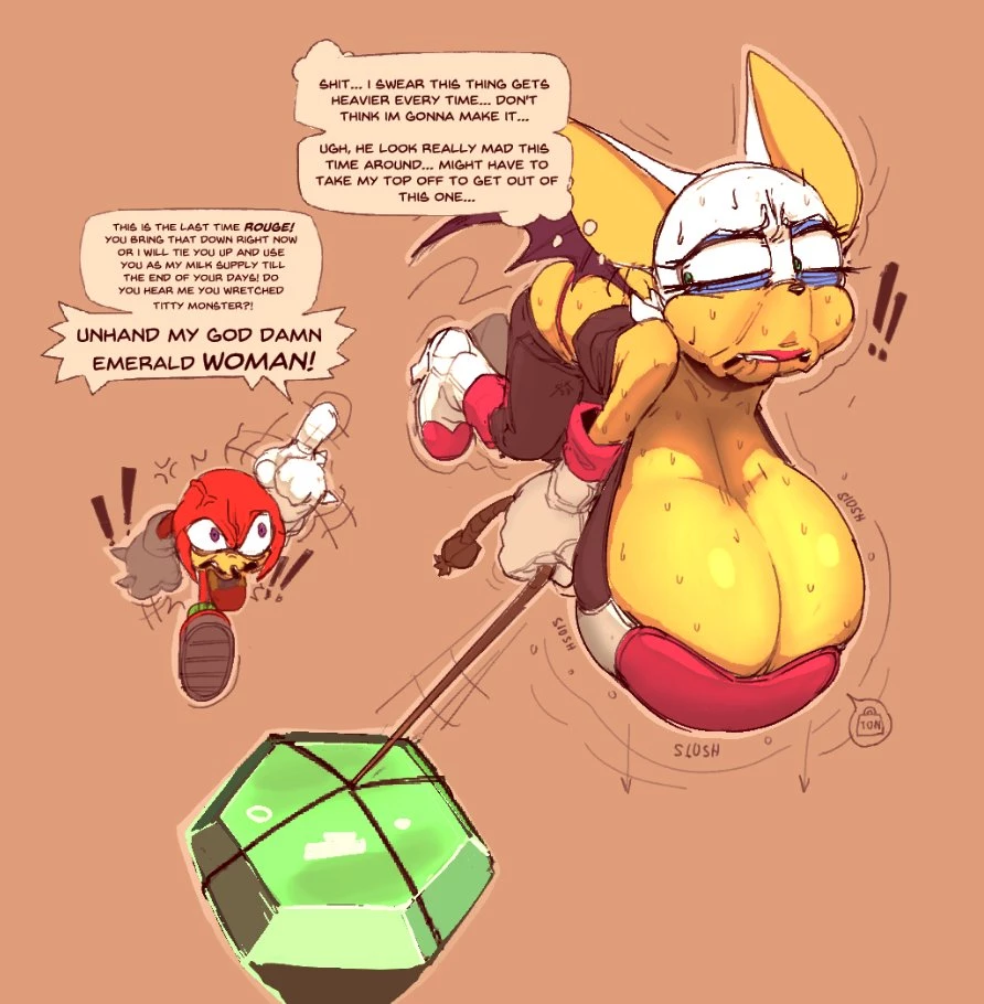 Rouge the Bat porn comic picture 4