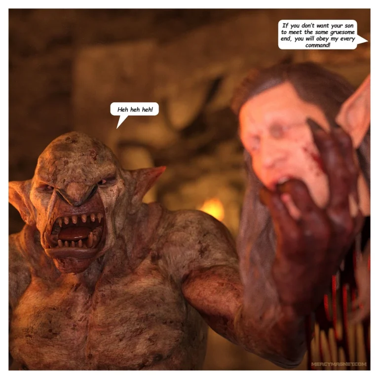 Royal Slaves of the Orc Kingdom 3 porn comic picture 30