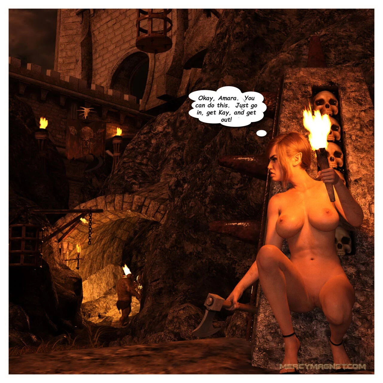 Royal slaves to the Orc Kingdom 5 porn comic picture 61