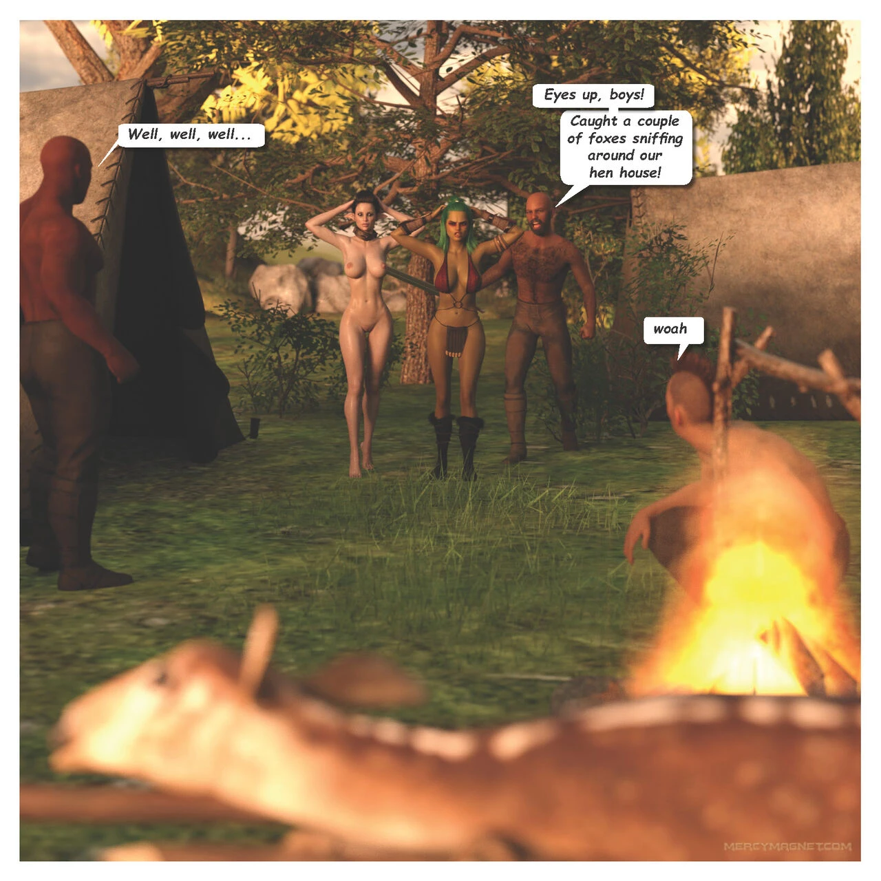 Royal slaves to the Orc Kingdom 6 porn comic picture 124