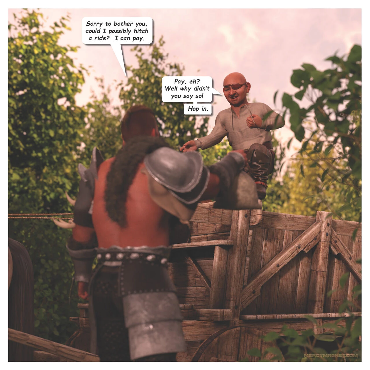 Royal slaves to the Orc Kingdom 6 porn comic picture 47