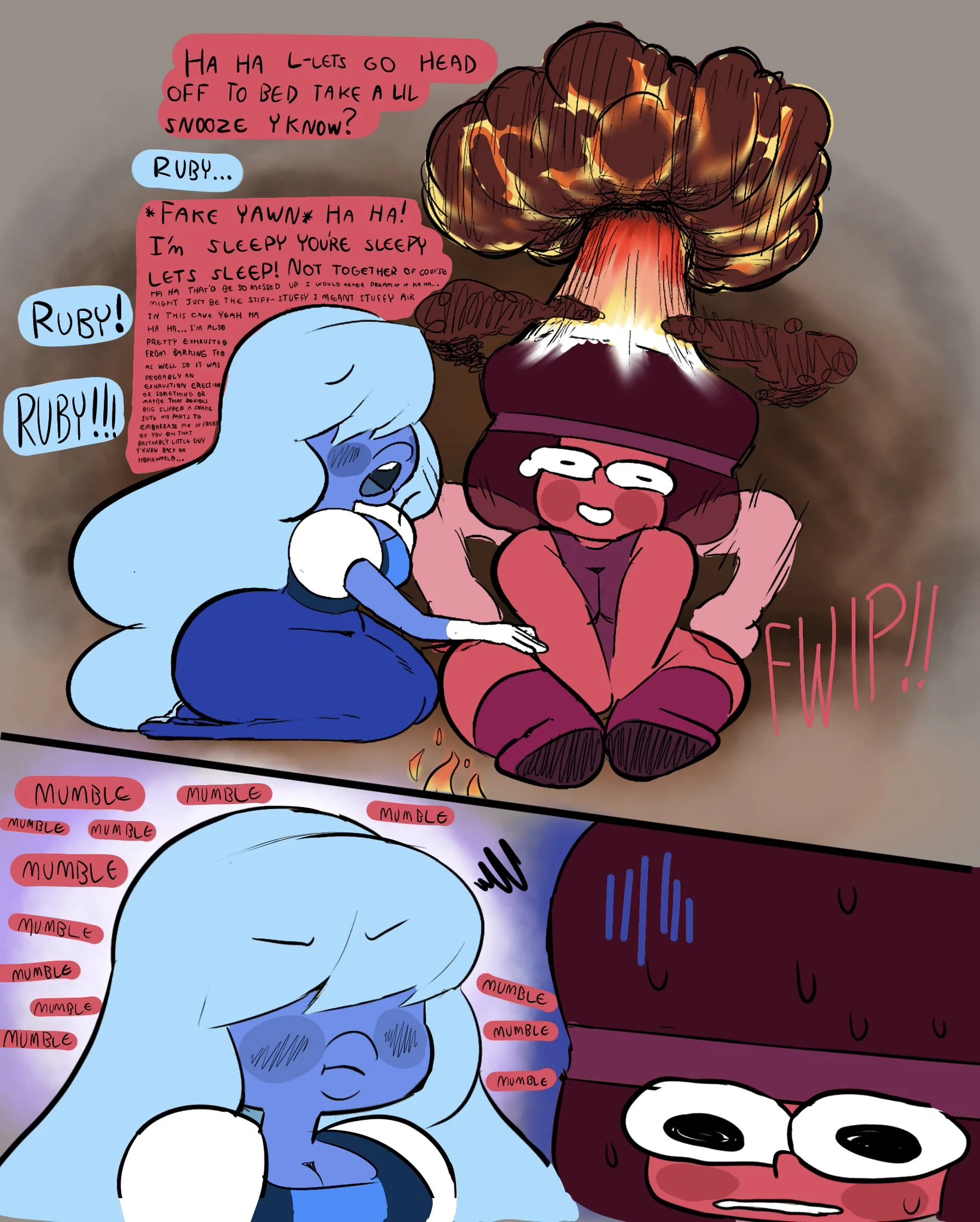 Ruby and sapphire porn comic picture 4