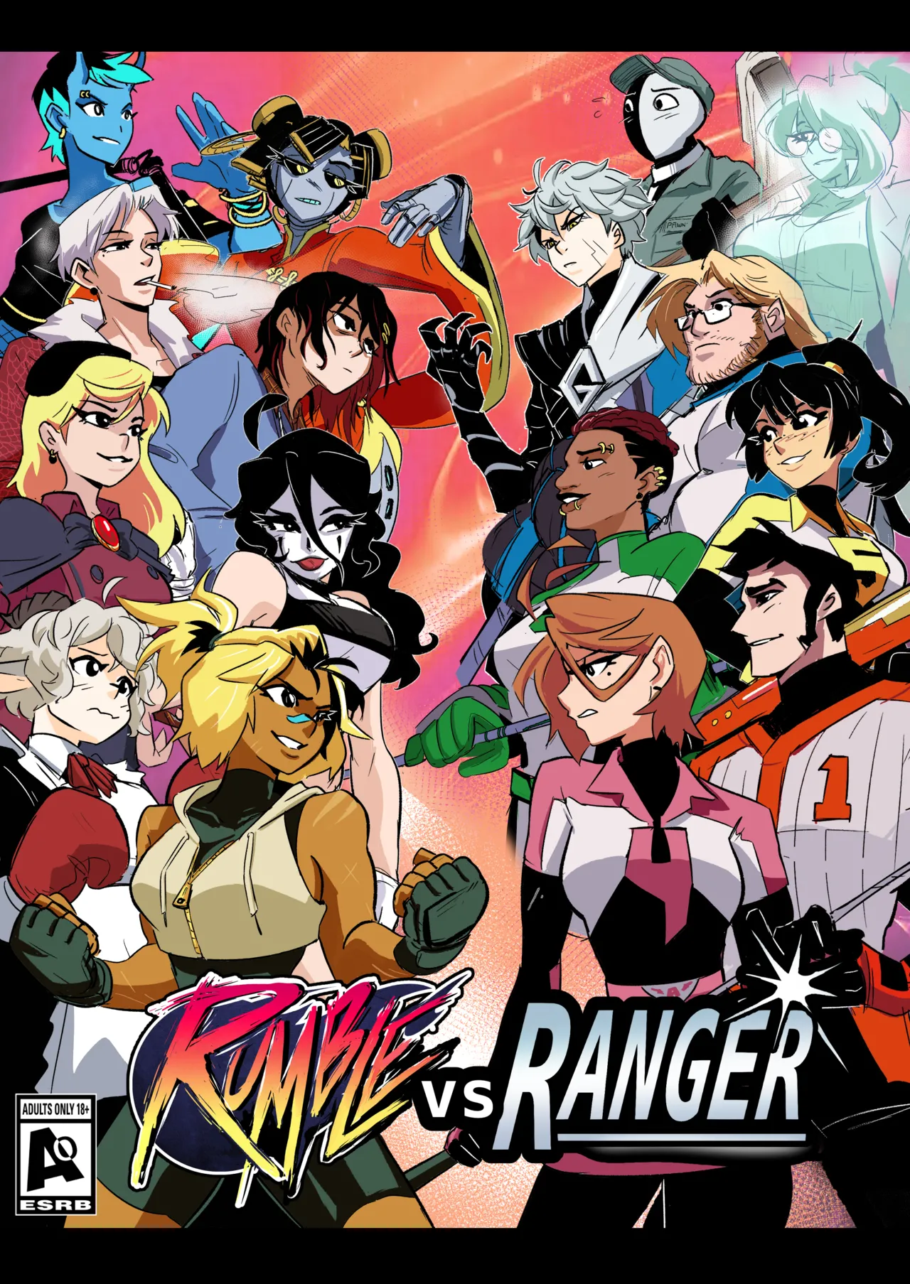 Rumble VS Ranger porn comic picture 1