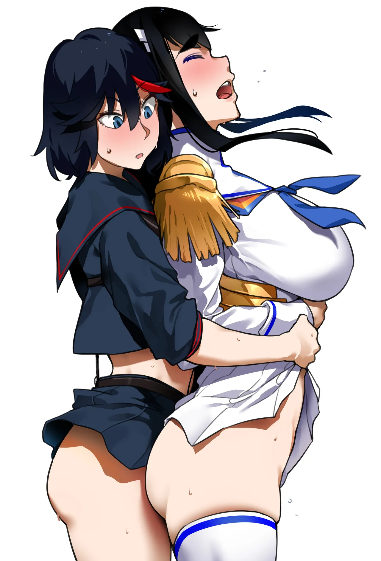 Ryuuko Mato x Satsuki Kiryuuin porn comic picture 32