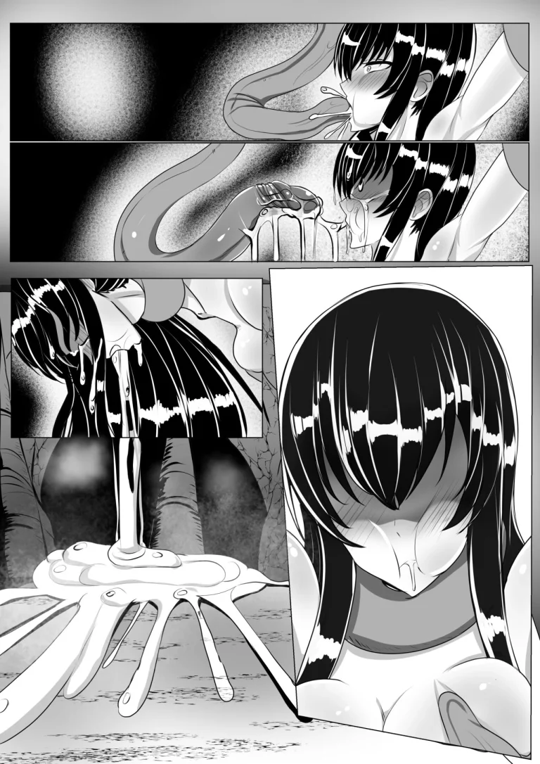 Saeko dominated by a tentacled enemy porn comic picture 5