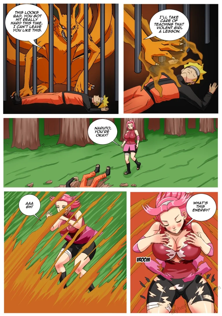 Sakura and (Kuruma)Naruto porn comic picture 10