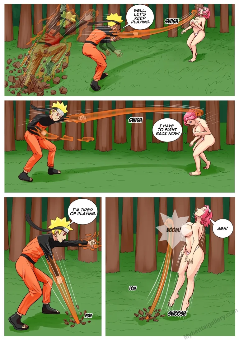 Sakura and (Kuruma)Naruto porn comic picture 18