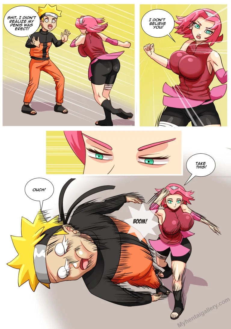 Sakura and (Kuruma)Naruto porn comic picture 8