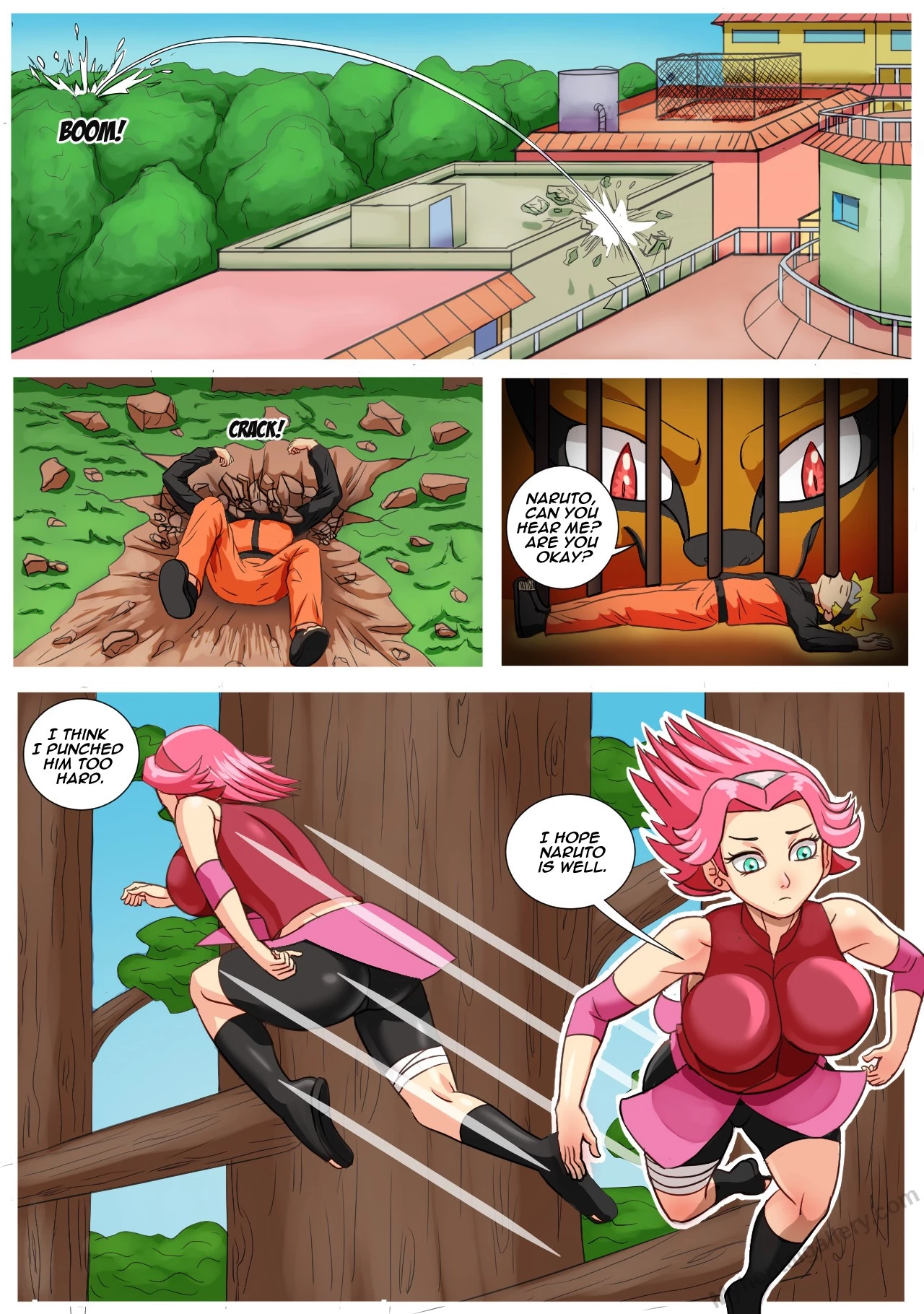 Sakura and (Kuruma)Naruto porn comic picture 9