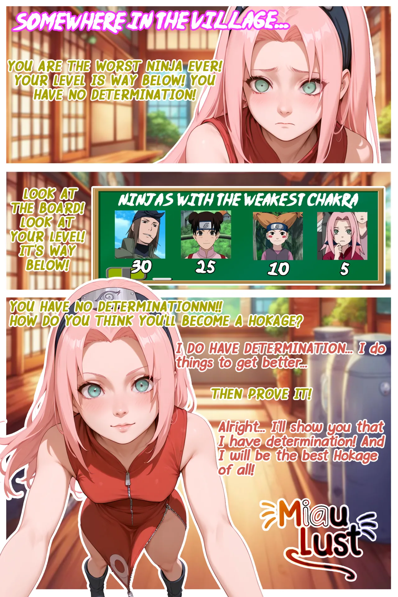 Sakura in The Hokage Way porn comic picture 2