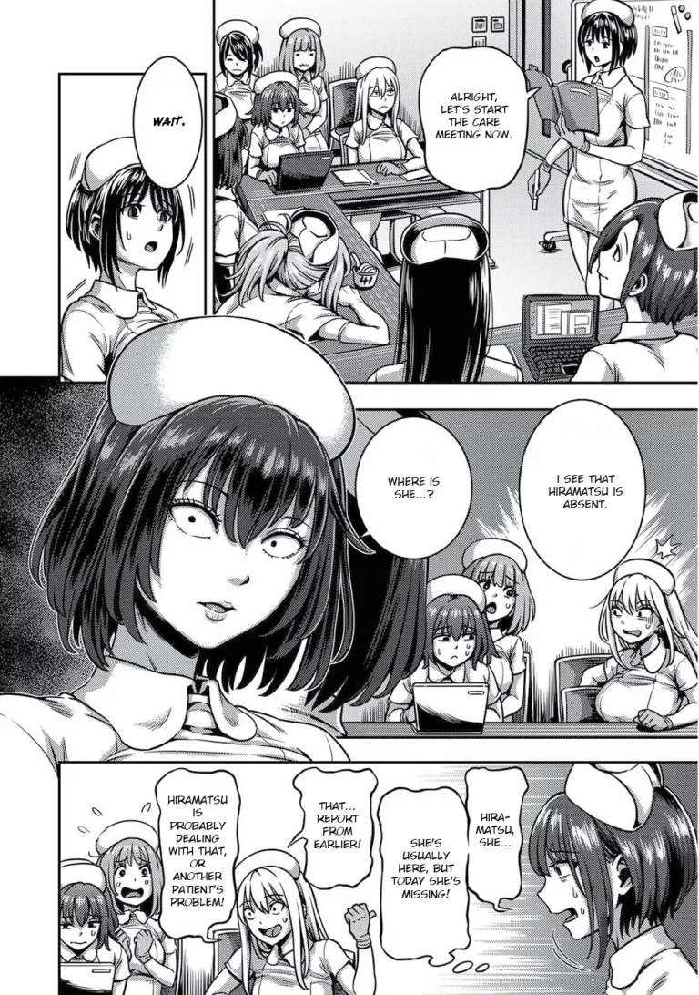 Sakusei Byoutou 5.5~Seikaku Saiaku no Nurse shika Inai Byouin de Shasei Kanri Seikatsu~ | Life in a Hospital With Only the Worst Nurses! porn comic picture 10