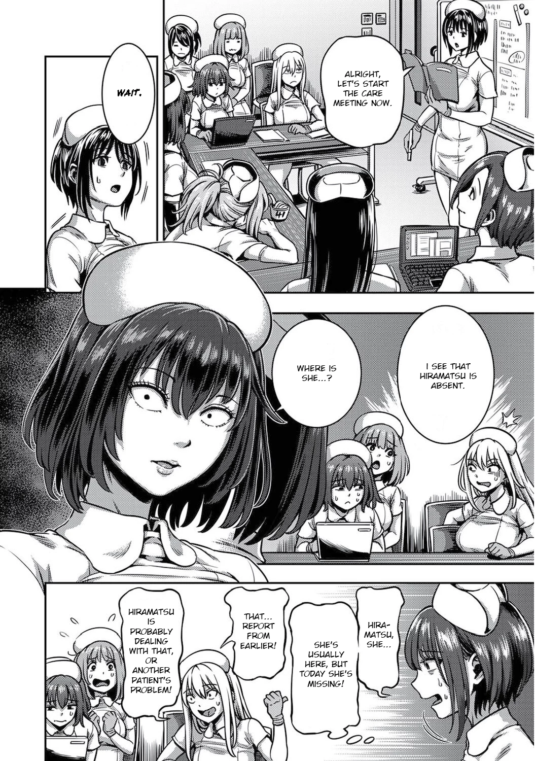 Sakusei Byoutou 5.5~Seikaku Saiaku no Nurse shika Inai Byouin de Shasei Kanri Seikatsu~ | Life in a Hospital With Only the Worst Nurses! porn comic picture 10