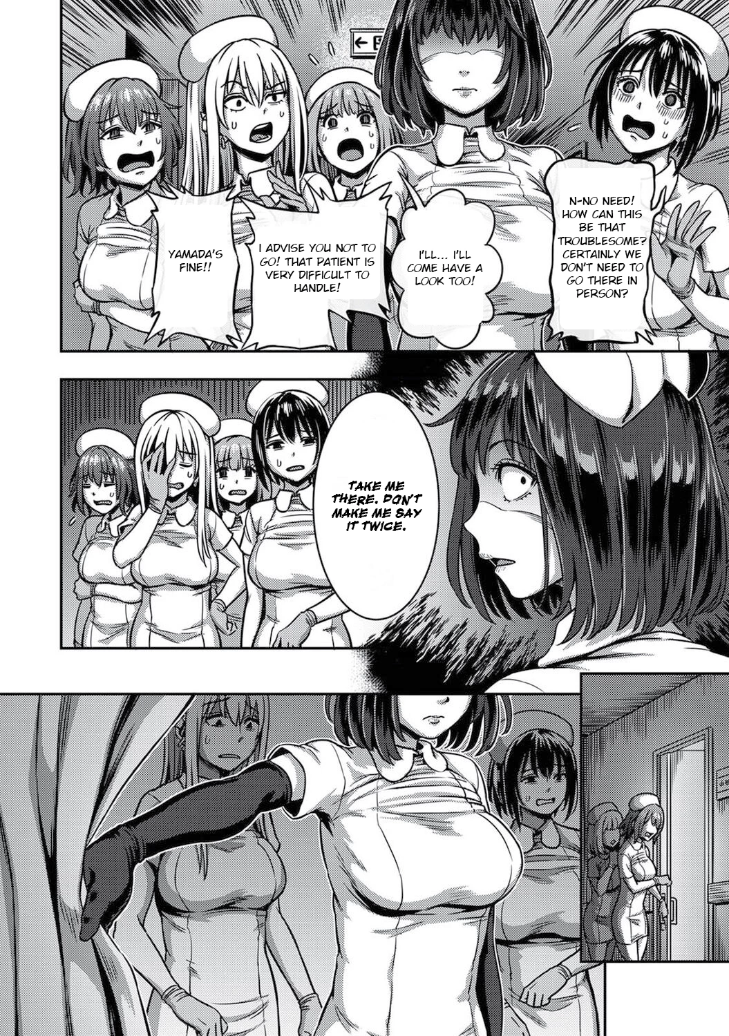 Sakusei Byoutou 5.5~Seikaku Saiaku no Nurse shika Inai Byouin de Shasei Kanri Seikatsu~ | Life in a Hospital With Only the Worst Nurses! porn comic picture 12