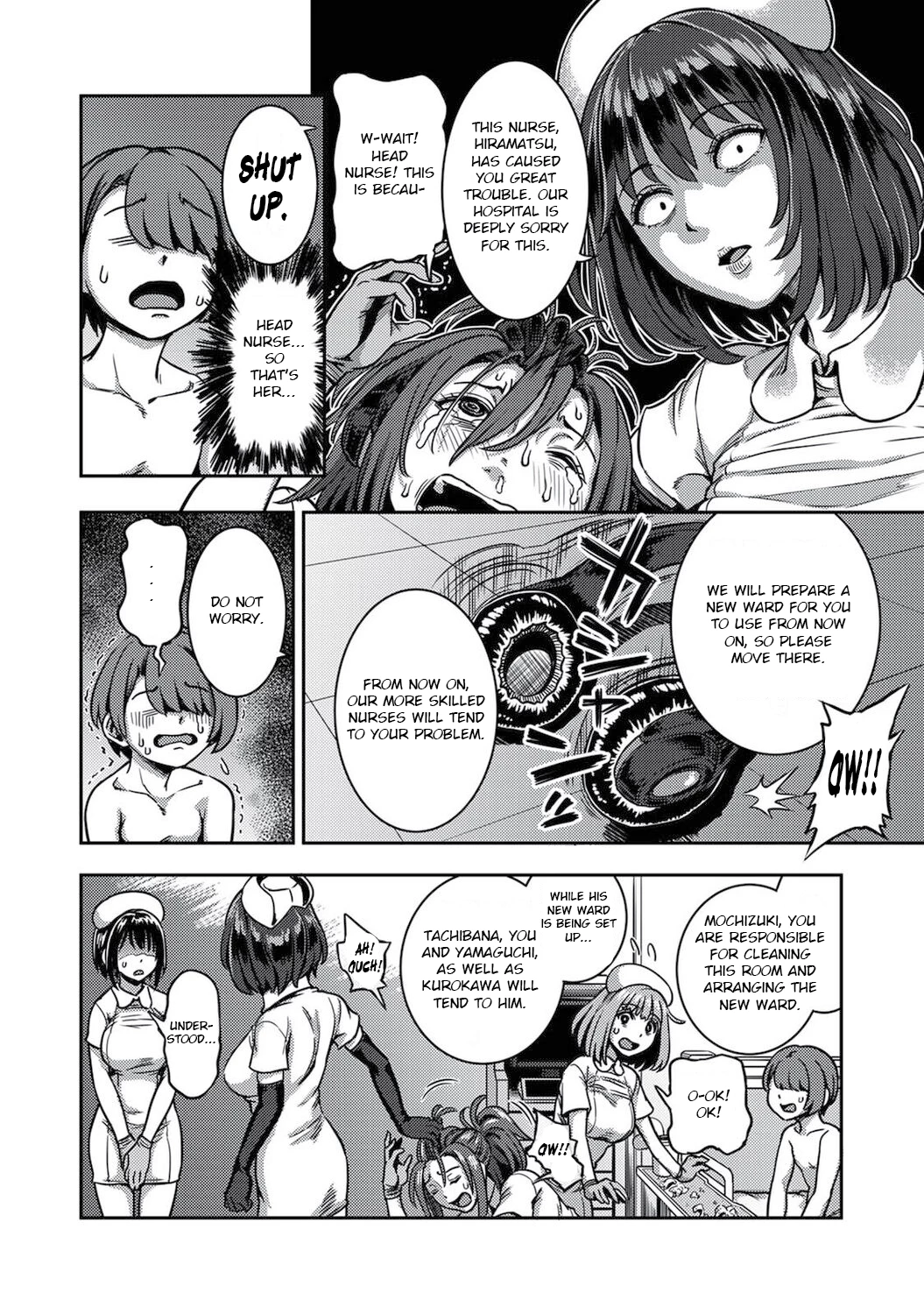 Sakusei Byoutou 5.5~Seikaku Saiaku no Nurse shika Inai Byouin de Shasei Kanri Seikatsu~ | Life in a Hospital With Only the Worst Nurses! porn comic picture 14