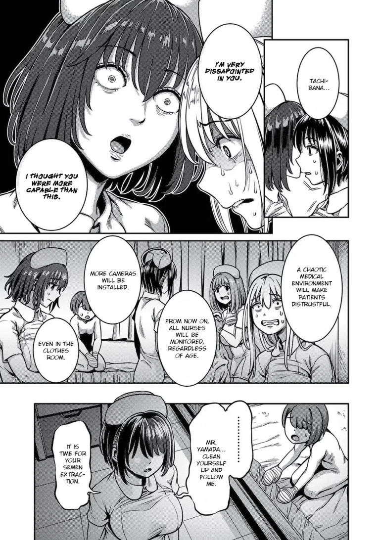 Sakusei Byoutou 5.5~Seikaku Saiaku no Nurse shika Inai Byouin de Shasei Kanri Seikatsu~ | Life in a Hospital With Only the Worst Nurses! porn comic picture 15