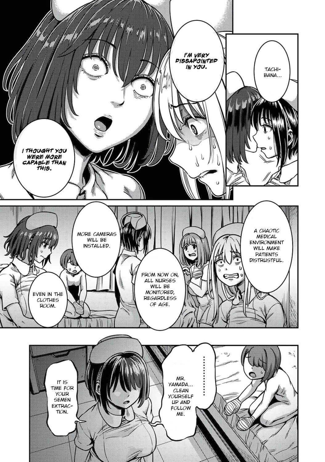 Sakusei Byoutou 5.5~Seikaku Saiaku no Nurse shika Inai Byouin de Shasei Kanri Seikatsu~ | Life in a Hospital With Only the Worst Nurses! porn comic picture 15