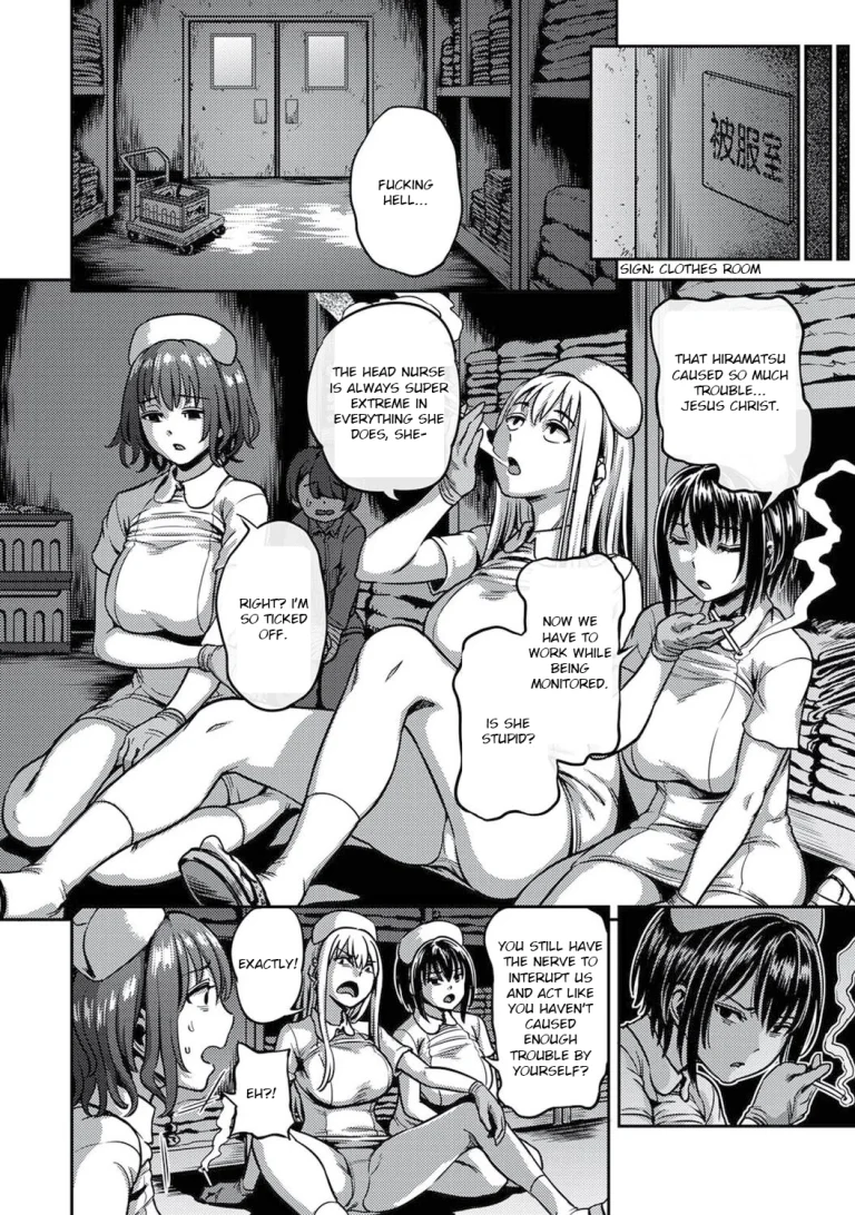 Sakusei Byoutou 5.5~Seikaku Saiaku no Nurse shika Inai Byouin de Shasei Kanri Seikatsu~ | Life in a Hospital With Only the Worst Nurses! porn comic picture 16