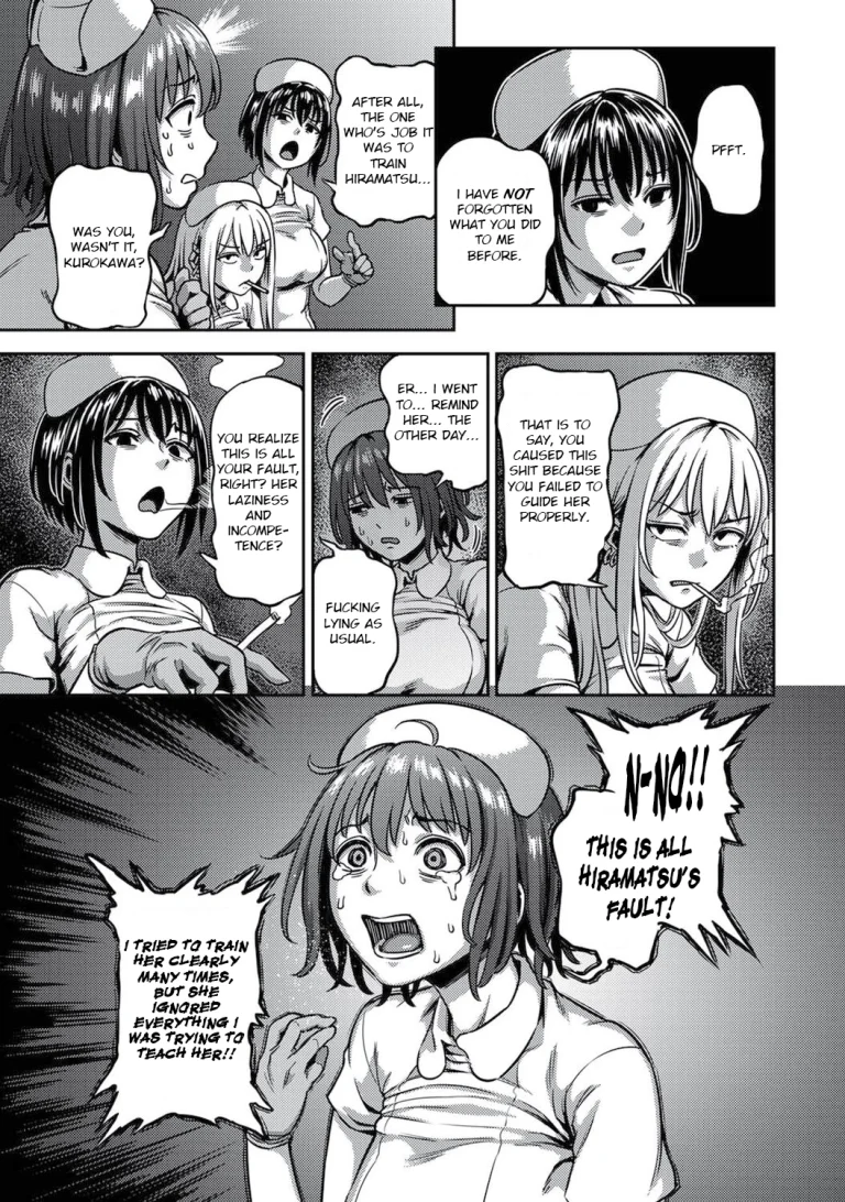 Sakusei Byoutou 5.5~Seikaku Saiaku no Nurse shika Inai Byouin de Shasei Kanri Seikatsu~ | Life in a Hospital With Only the Worst Nurses! porn comic picture 17