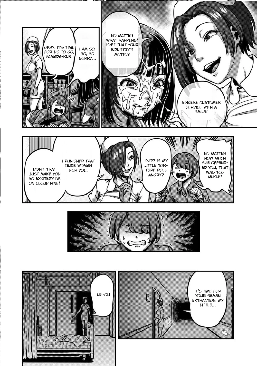 Sakusei Byoutou 6.5~Seikaku Saiaku no Nurse shika Inai Byouin de Shasei Kanri Seikatsu~ | Life in a Hospital With Only the Worst Nurses! 6.5 porn comic picture 18