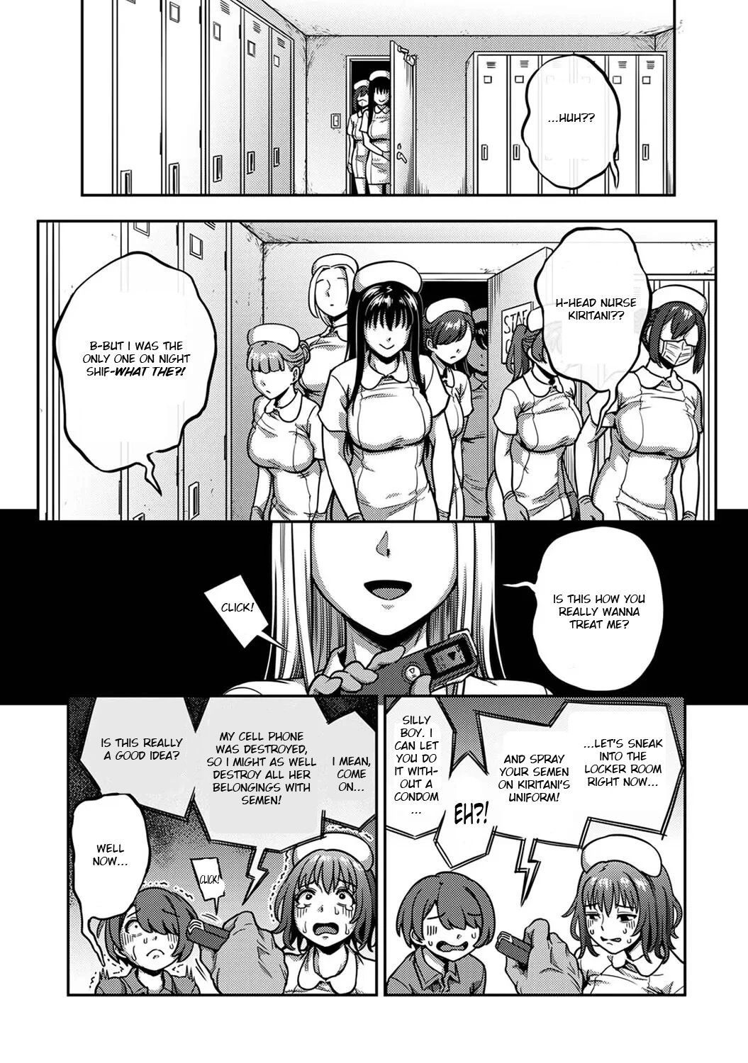 Sakusei Byoutou 7.5 ~Seikaku Saiaku no Nurse shika Inai Byouin de Shasei Kanri Seikatsu~| Life in a Hospital With Only the Worst Nurses! porn comic picture 16
