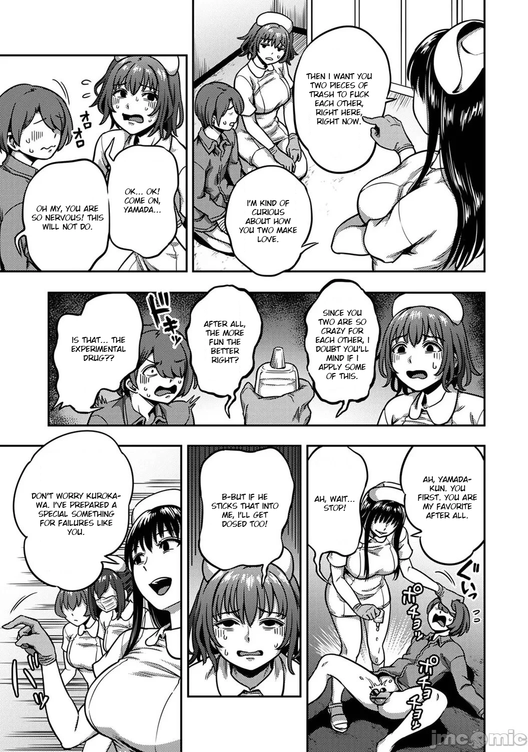 Sakusei Byoutou 7.5 ~Seikaku Saiaku no Nurse shika Inai Byouin de Shasei Kanri Seikatsu~| Life in a Hospital With Only the Worst Nurses! porn comic picture 18