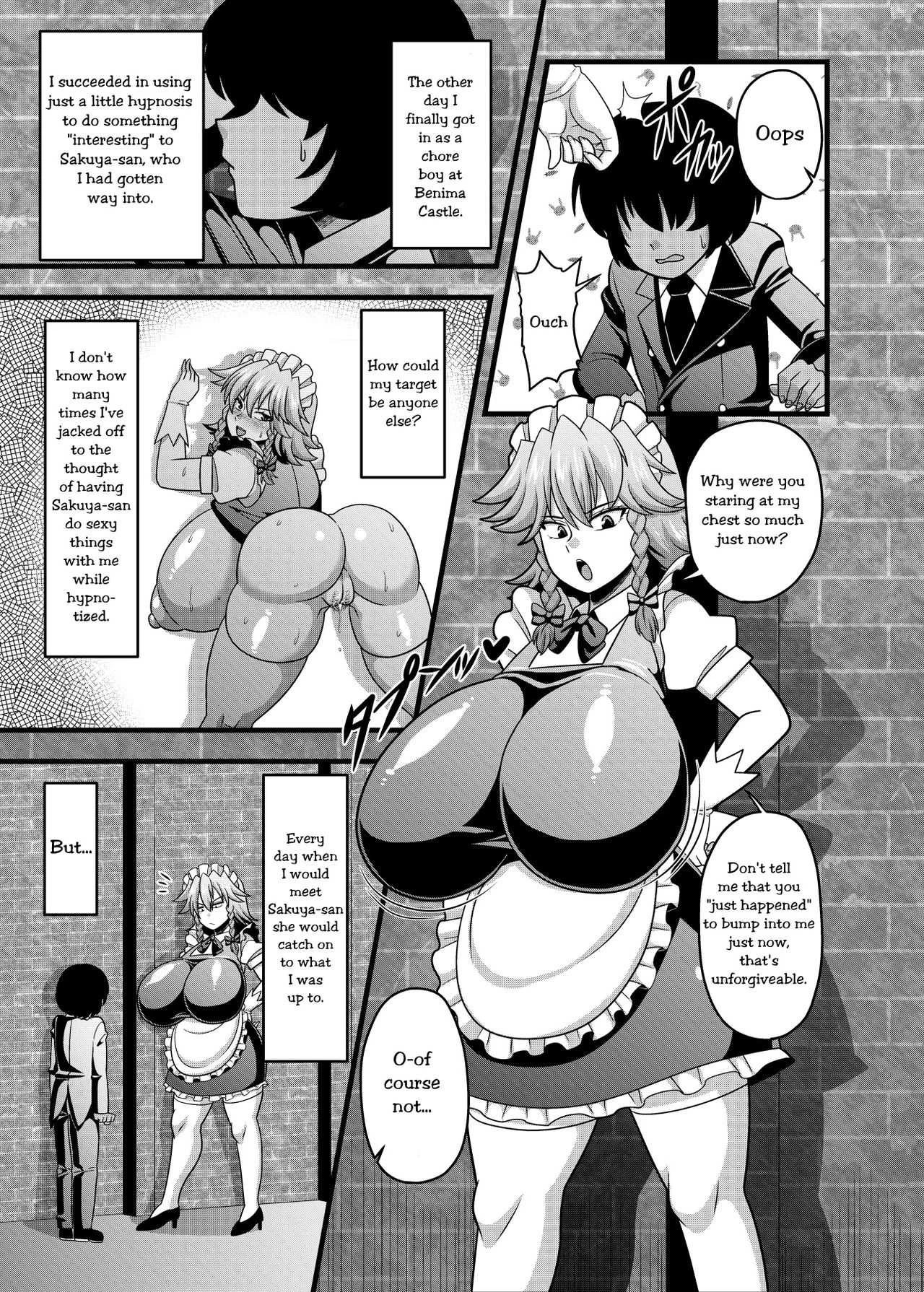 Sakuya-san no Oppai ga Susamajiku Ookikatta no de Saiminjutsu o Tsukatte Totemo Nakayoku Natta Hanashi porn comic picture 2