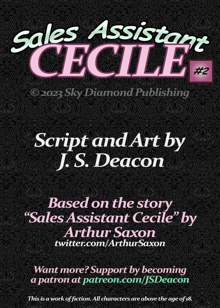 Sales Assistant Cecile 2 porn comic picture 2