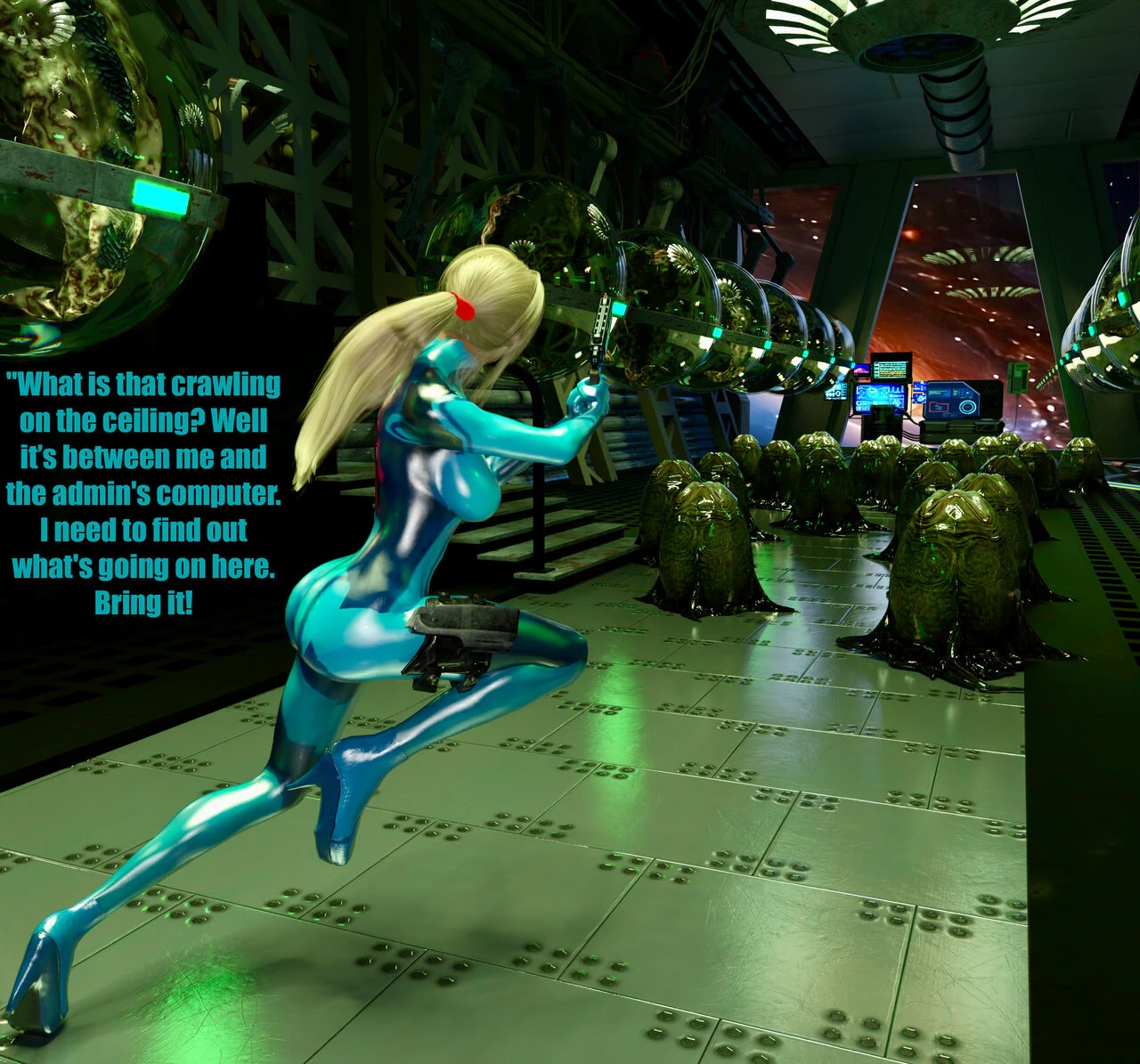Samus's final mission: No escape porn comic picture 3