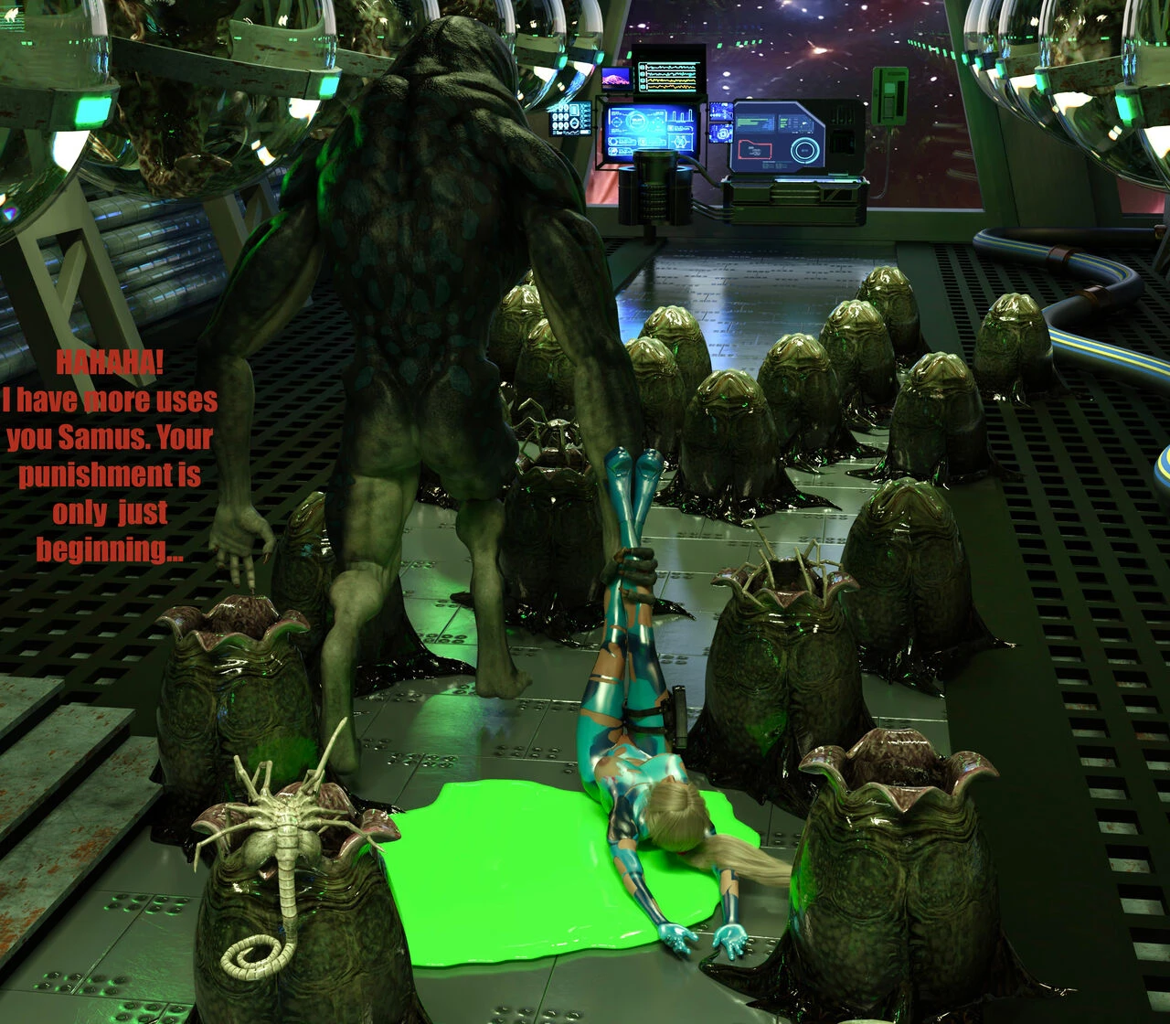 Samus's final mission: No escape porn comic picture 37