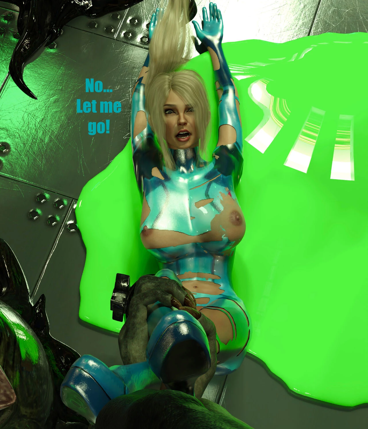 Samus's final mission: No escape porn comic picture 38