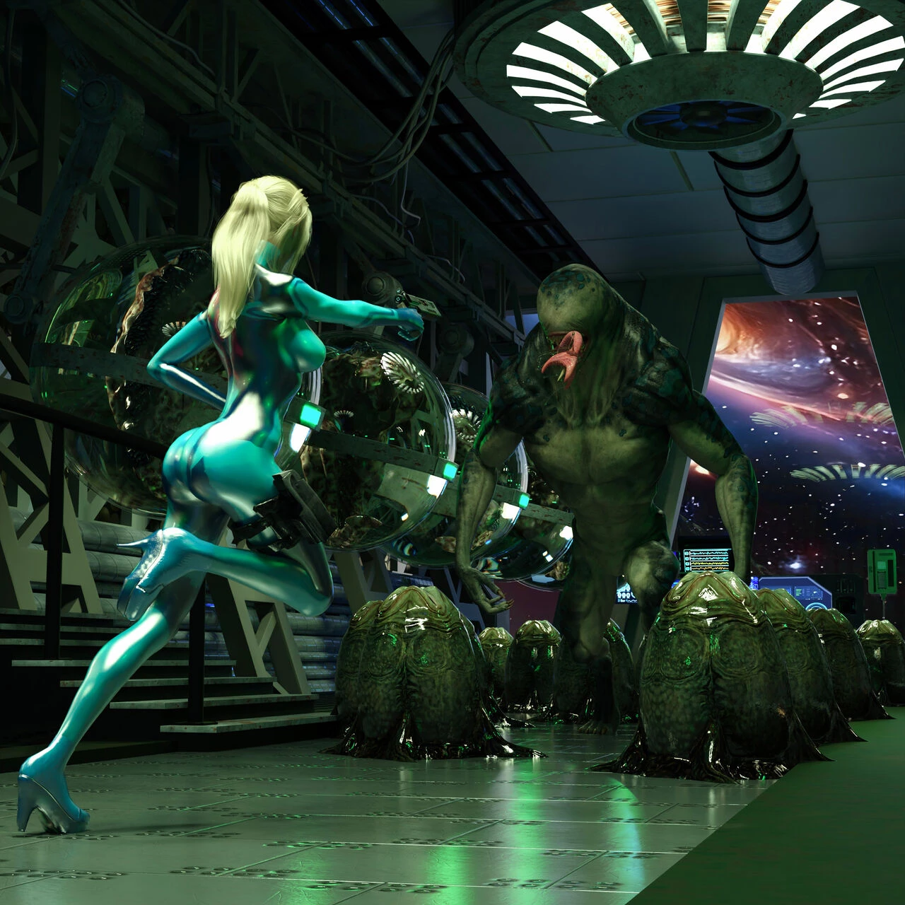 Samus's final mission: No escape porn comic picture 7