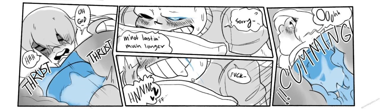 Sans' Dildo porn comic picture 10