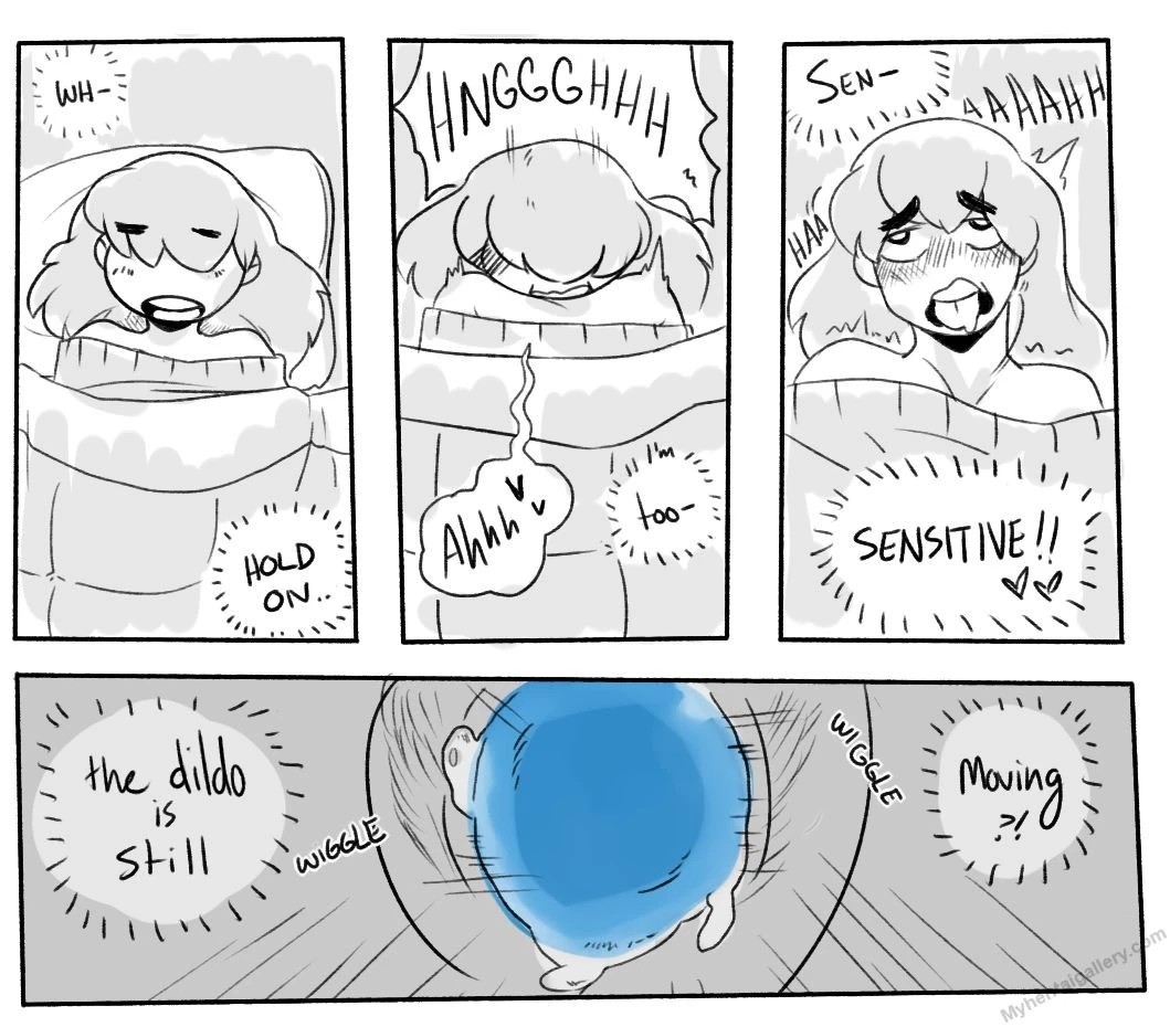 Sans' Dildo porn comic picture 7