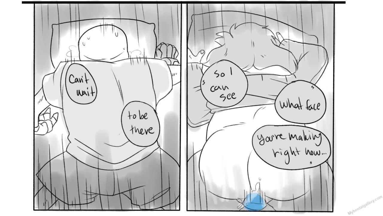 Sans' Dildo porn comic picture 9