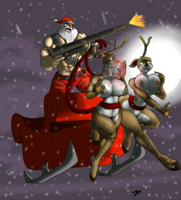 Santa's Reindeers porn comic picture 3