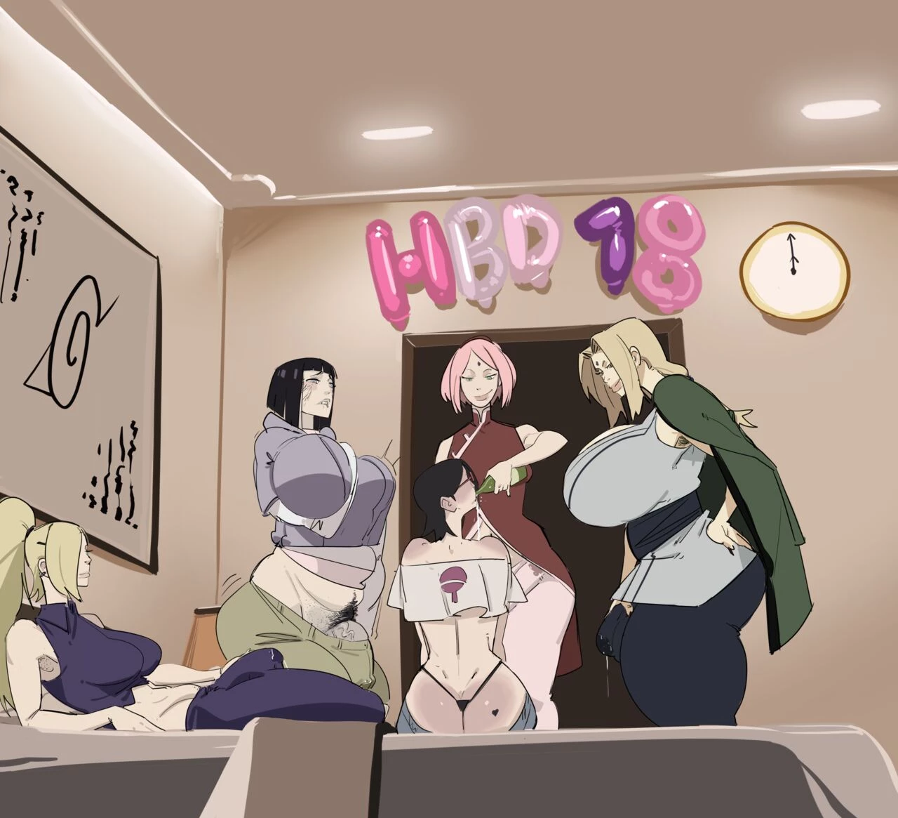 Sarada Birthday porn comic picture 1