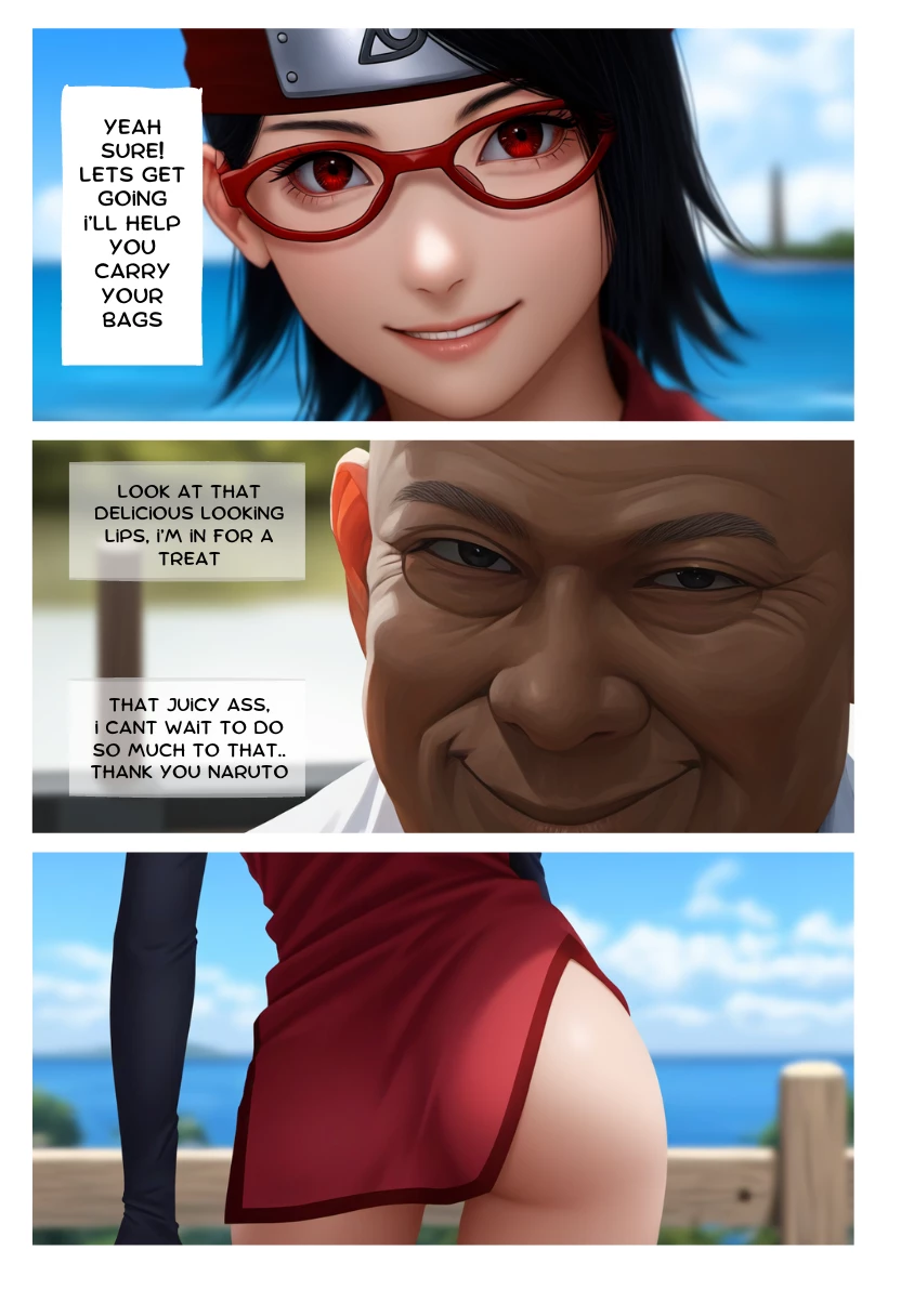 Sarada's Secret 2 porn comic picture 9