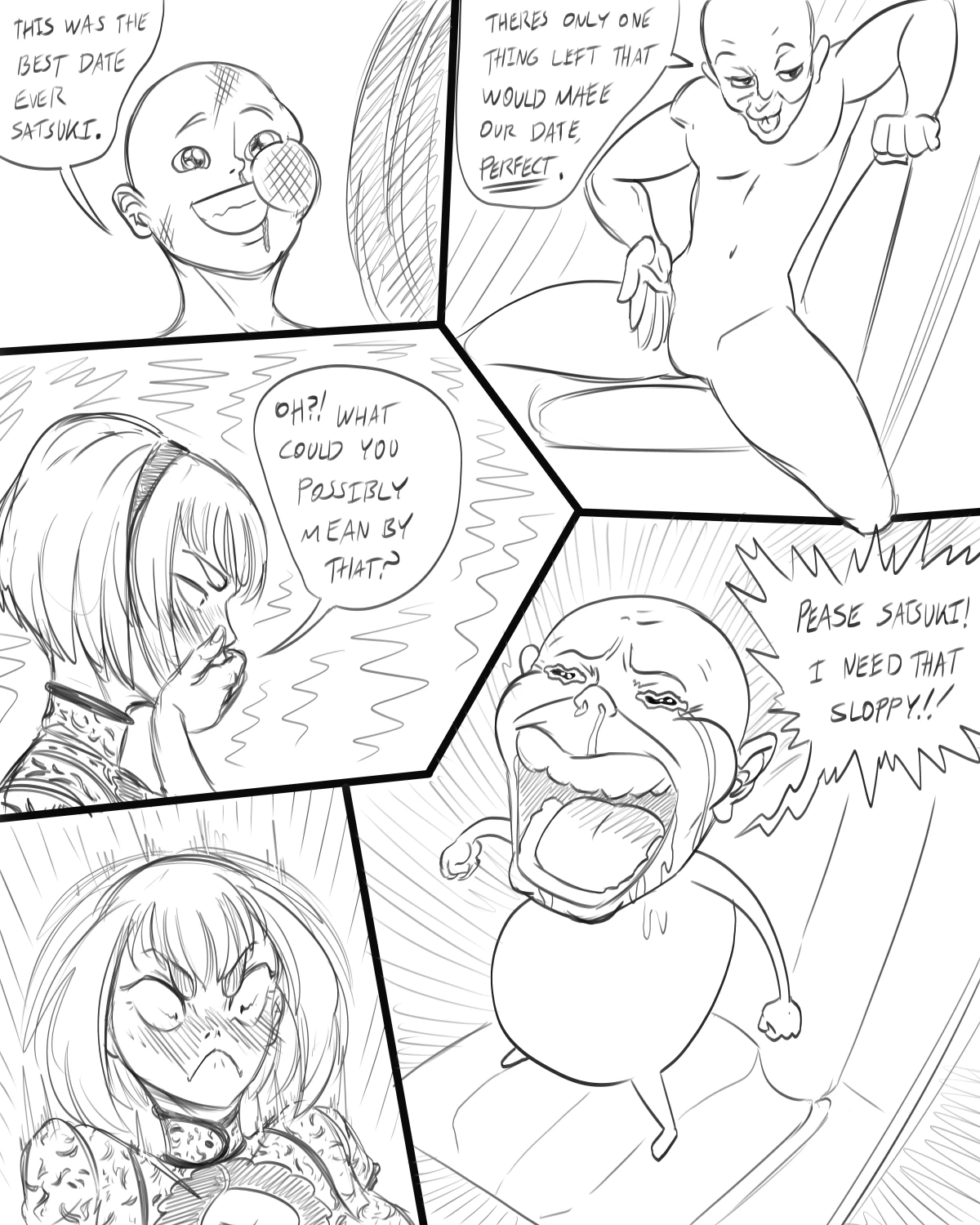Satsuki Valentines Date porn comic picture 28