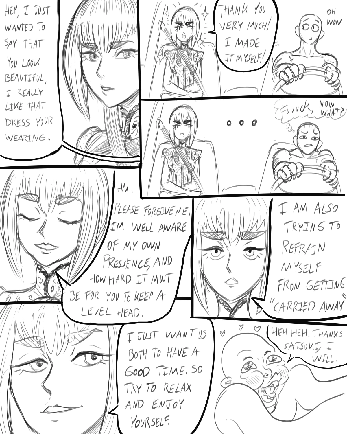 Satsuki Valentines Date porn comic picture 8