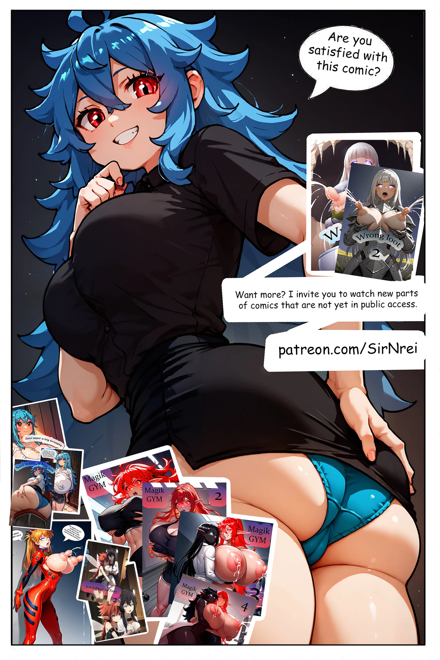 Savi want a big breasts. porn comic picture 10