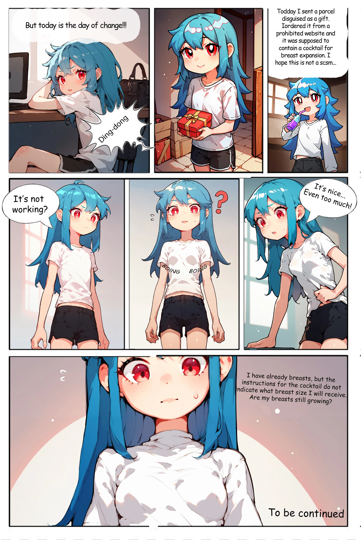 Savi want a big breasts. porn comic picture 3