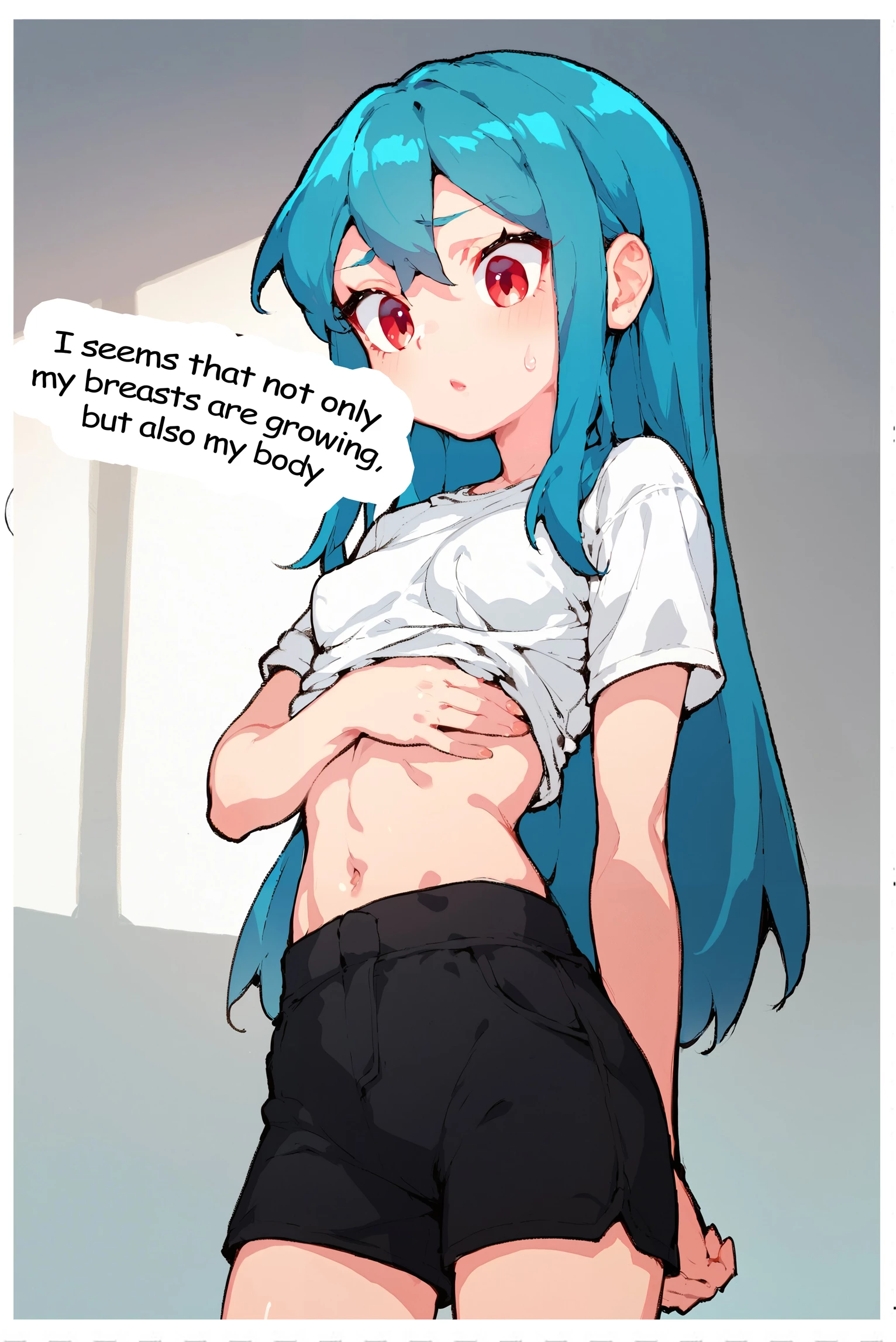 Savi want a big breasts. porn comic picture 5