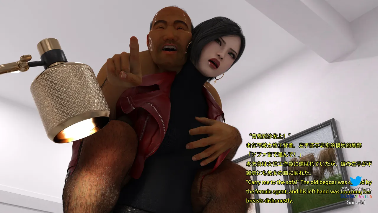 Secret agent vs homeless man porn comic picture 118