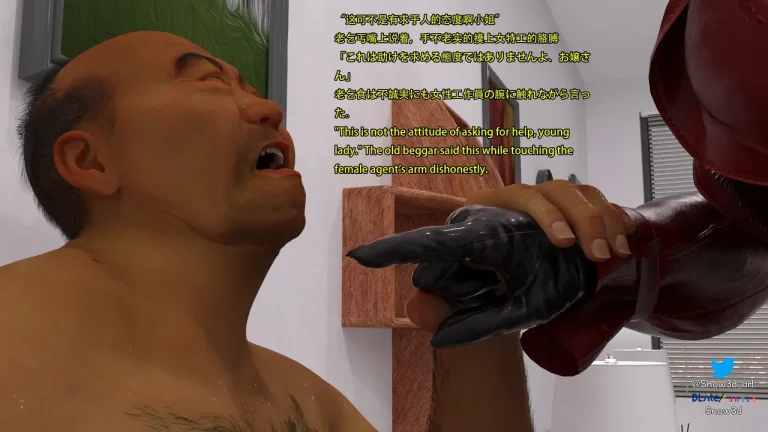 Secret agent vs homeless man porn comic picture 12