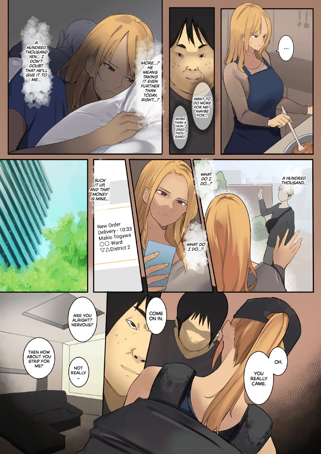 Secret Delivery for My Ex-Classmate porn comic picture 14