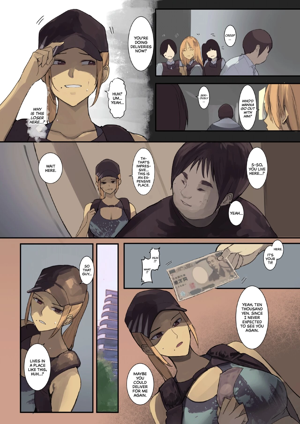 Secret Delivery for My Ex-Classmate porn comic picture 6