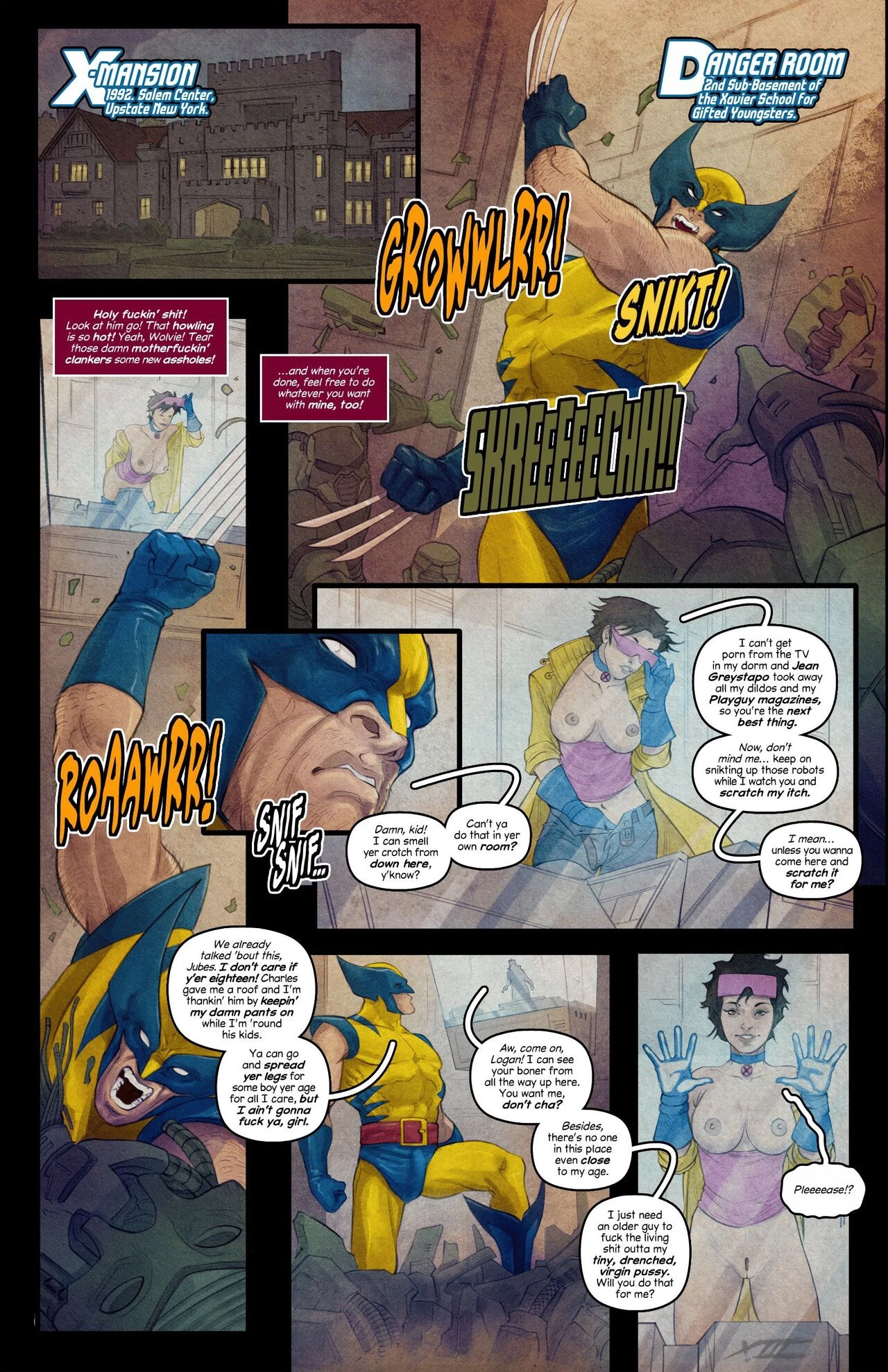Secret Tales Of The X-Mansion - Shapeshifting Shenanigans porn comic picture 3