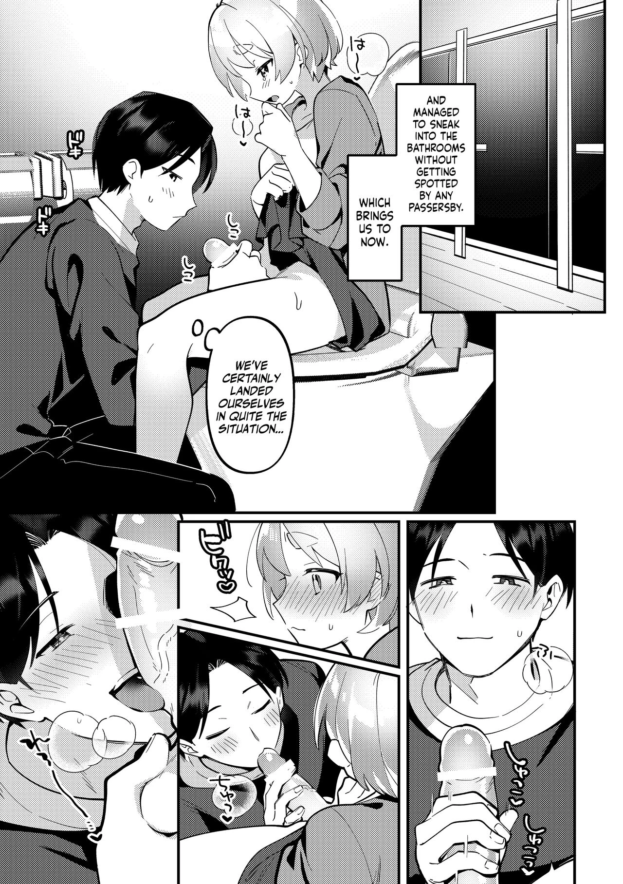 Secretly Doing This And That With My Futanari Girlfriend During A Date | Date-Chuu, Futari de Kossori xxx Suru Kai porn comic picture 11
