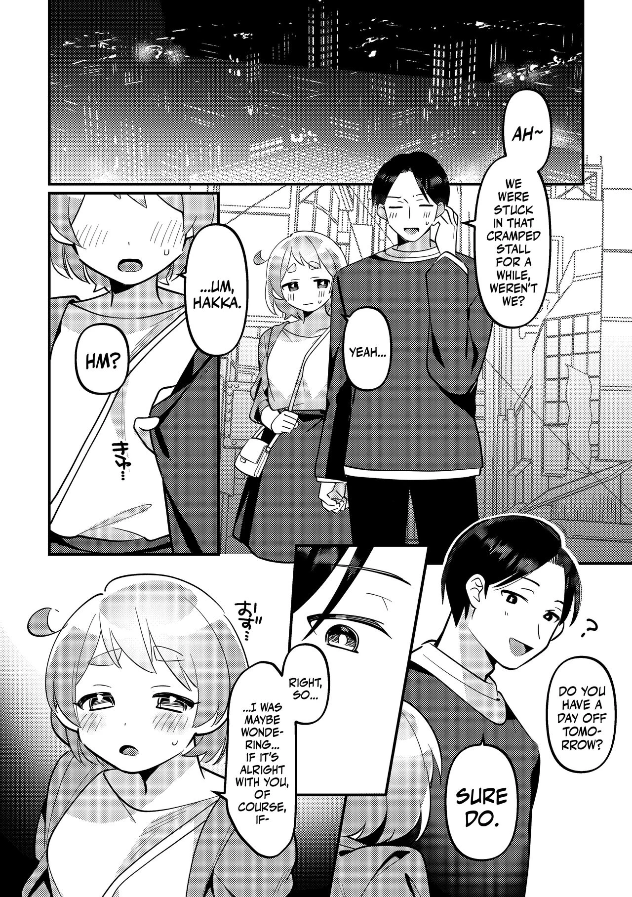 Secretly Doing This And That With My Futanari Girlfriend During A Date | Date-Chuu, Futari de Kossori xxx Suru Kai porn comic picture 28